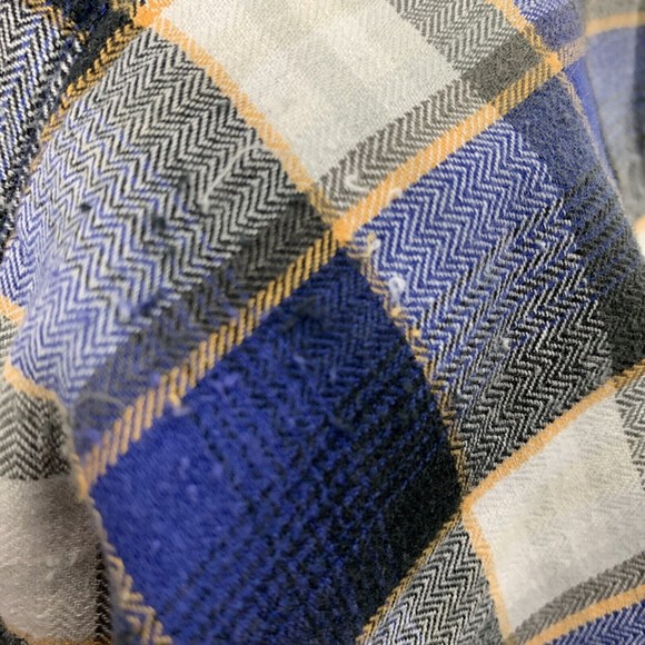 Mambo Australia Plaid Shirt Men’s L Casual Cotton Cargo Flip Cuffs - Picture 11 of 15